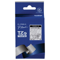 ブラザー ピータッチ TZeテープ ラミネートテープ 18mm 透明/白文字 TZE-145 1個