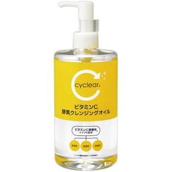 熊野油脂 cyclear ビタミンC 酵素クレンジングオイル 400mL 1本