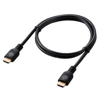 エレコム PREMIUM HIGH SPEED HDMIケーブル ブラック 1.0m DH-HDPS14E10BK2 1本