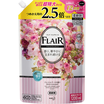 花王 フレア フレグランス ジェントル&ブーケ つめかえ用 超特大 1200ml 1個