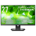 アイオーデータ BizCrysta デイジーチェーン接続対応&65W給電 Type-C搭載27型液晶ディスプレイ ブラック 5年保証 LCD-CQ271SA-F
