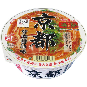 ヤマダイ ニュータッチ 凄麺 京都背脂醤油味 124g 1ケース(12食)