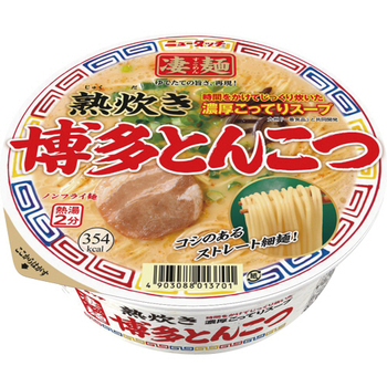 ヤマダイ ニュータッチ 凄麺 熟炊き博多とんこつ 110g 1ケース(12食)
