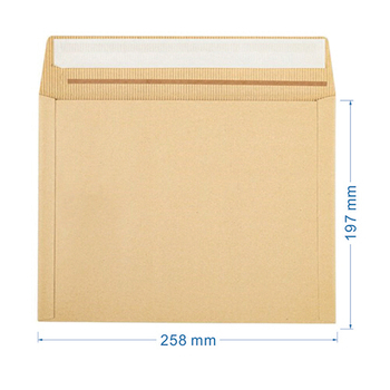 今村紙工 紙製クラフトクッション封筒 258×197+50mm KF-S 1パック(25枚)