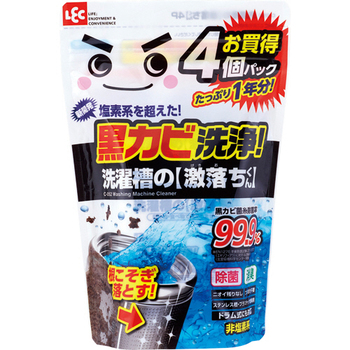 レック 洗濯槽の激落ちくん 80g/個 C-052 1パック(4個)