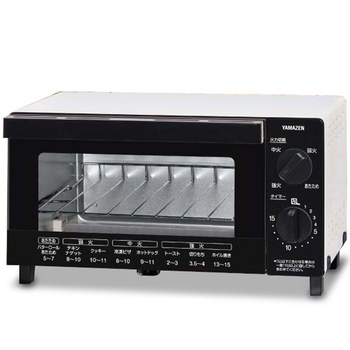 YAMAZEN オーブントースター ホワイト YTB-D100(W) 1台