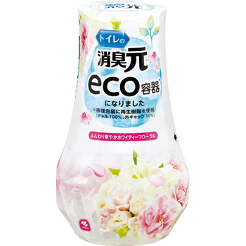 小林製薬 トイレの消臭元 ふんわり華やかホワイティーフローラル 400ml 1セット(3個)