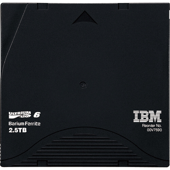 IBM LTO Ultrium6 データカートリッジ 2.5TB/6.25TB 00V7590 1セット(5巻)