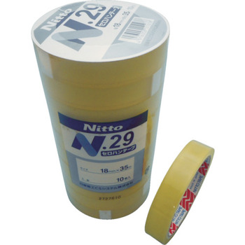 日東電工 セロハンテープNO29NEW 18mm×35m NO29-18 1パック(10巻)