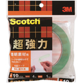 3M スコッチ 超強力両面テープ 透明素材用 19mm×4m STD-19 1巻