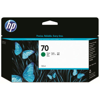 HP HP70 インクカートリッジ グリーン 130ml 顔料系 C9457A 1個