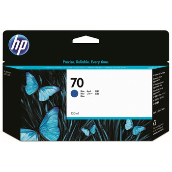 HP HP70 インクカートリッジ ブルー 130ml 顔料系 C9458A 1個