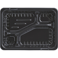 エフピコ MSD箱弁 23-17-2 本体 黒 1パック(50個)