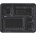 エフピコ MSD箱弁 24-20-2 本体 黒 1パック(50個)