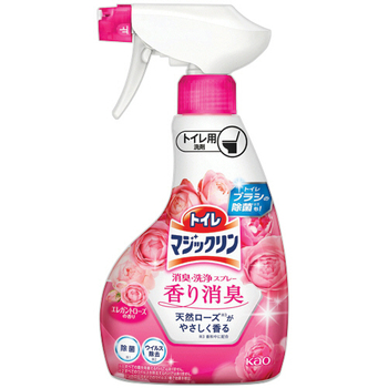 花王 トイレマジックリン 消臭・洗浄スプレー 香り消臭 エレガントローズの香り 本体 350mL 1本