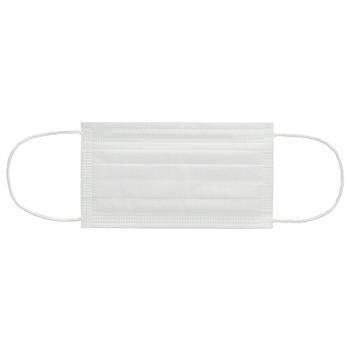 クラフトマン 3層不織布マスク 小さめ ホワイト S-018 1箱(50枚)