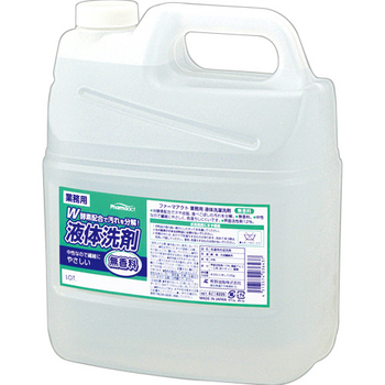 熊野油脂 ファーマアクト 業務用液体洗濯洗剤 無香料 4L/本 1セット(4本)