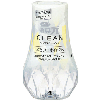 小林製薬 トイレの消臭元 CLEAN シトラスウォッシュ 400ml 1セット(3個)