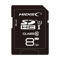 ハイディスク SDHCカード 8GB class10 UHS-I対応 HDSDH8GCL10UIJP3 1枚