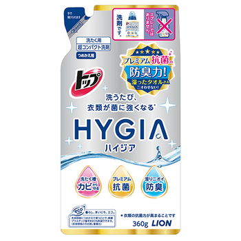 ライオン トップ HYGIA つめかえ用 360g 1個