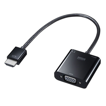 サンワサプライ HDMI-VGA変換アダプタ(オーディオ出力付き) AD-HD23VGA 1個
