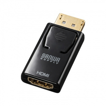 サンワサプライ DisplayPort-HDMI変換アダプタ(4K/60Hz対応) AD-DPPHD02 1個