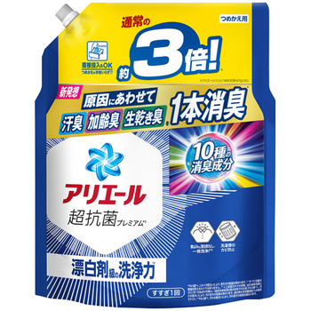 P&G アリエール ジェル つめかえ用 超ジャンボサイズ 1.21kg 1パック