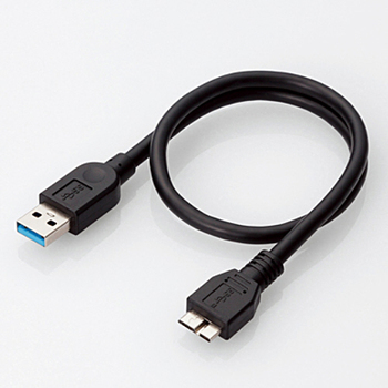 エレコム USB3.0対応ポータブルハードディスク e:DISK 500GB ブラック RoHS指令準拠(10物質) ELP-CED005UBK 1台