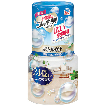 アース製薬 お部屋のスッキーリ! 広い空間用 ルーミーリッチソープの香り 400mL 1個