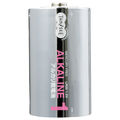 TANOSEE アルカリ乾電池 単1形 1パック(2本)