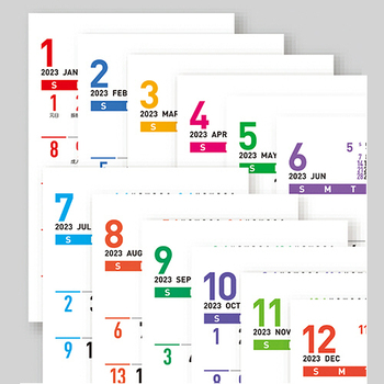 九十九商会 卓上カレンダー ハンディープラン 2023年版 NK-538-2023 1冊