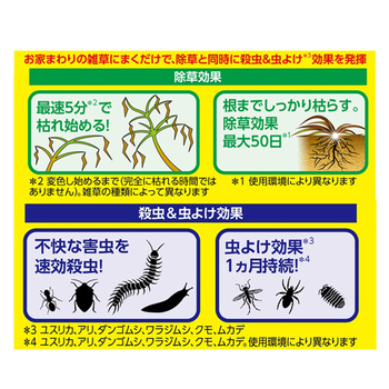 フマキラー 根まで枯らす虫よけ除草王プレミアム 4.8L 1本