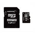 ハイディスク microSDHCカード 4GB class10 UHS-I対応 SD変換アダプター付き HDMCSDH4GCL10UIJP3 1枚
