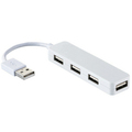 エレコム USB2.0ハブ(コンパクトタイプ) ホワイト U2H-SN4NBWH 1個