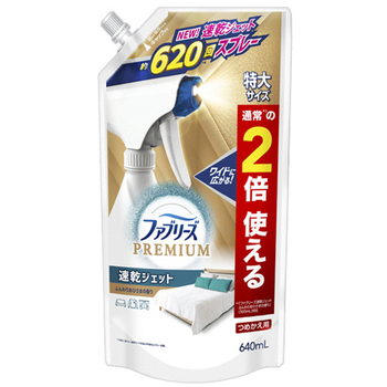 P&G ファブリーズ プレミアム 速乾ジェット ふんわりおひさまの香り つめかえ用 特大 640ml 1個