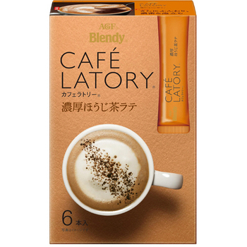 味の素AGF ブレンディ カフェラトリー スティック 濃厚ほうじ茶ラテ 1箱(6本)