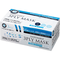 川西工業 3PLY MASK フリーサイズ ホワイト 7032 1箱(50枚)