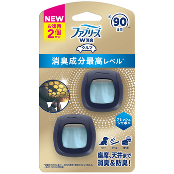 P&G ファブリーズ イージークリップ 消臭成分最高レベル フレッシュシャボン 2.2ml 1パック(2個)