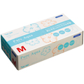 川西工業 ニトリルグローブ ピュアアクア 粉なし M ブルー #2068 1箱(100枚)