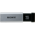 ソニー USBメモリー ポケットビット Tシリーズ 16GB シルバー キャップレス USM16GT S 1個