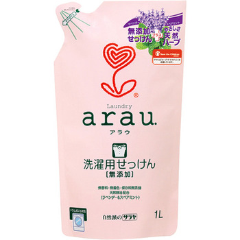 サラヤ arau.洗濯用せっけん 詰替 1L 1パック