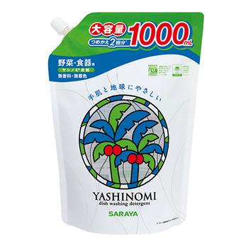 サラヤ ヤシノミ洗剤 詰替用 スパウト 1000mL 1本