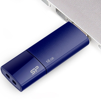 シリコンパワー USB2.0フラッシュメモリ Ultima U05 16GB ネイビー SP016GBUF2U05V1D 1個