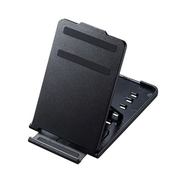 サンワサプライ 折り畳みスマートフォン・タブレットスタンド ブラック PDA-STN33BK 1個