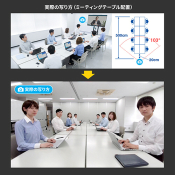 サンワサプライ 会議用ワイドレンズカメラ ブラック CMS-V51BK 1台