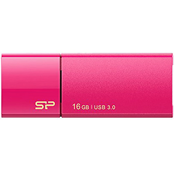 シリコンパワー USB3.0 スライド式フラッシュメモリ 16GB ピンク SP016GBUF3B05V1H 1個