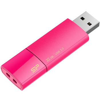シリコンパワー USB3.0 スライド式フラッシュメモリ 32GB ピンク SP032GBUF3B05V1H 1個