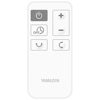 YAMAZEN DCサーキュレーター 25cm 上下左右首振り ホワイト YAR-DD253(W) 1台