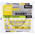 ニトムズ 一般用両面テープECO 20mm×20m JJ0007 1巻