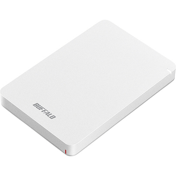 バッファロー MiniStation USB3.1(Gen1)対応 耐衝撃ポータブルHDD 1TB ホワイト HD-PGF1.0U3-WHA 1台